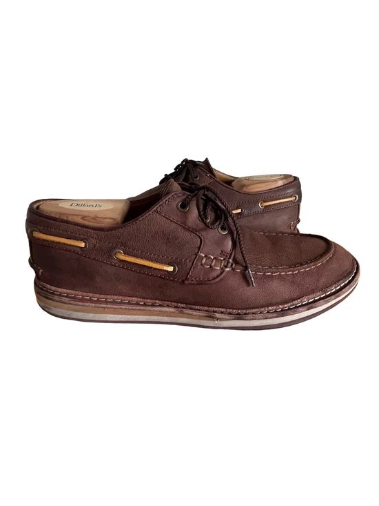 Ugg Australia Shoe Boat Mens Size 8 M Newell Brown leather Lace-up Moc Toe main image 10